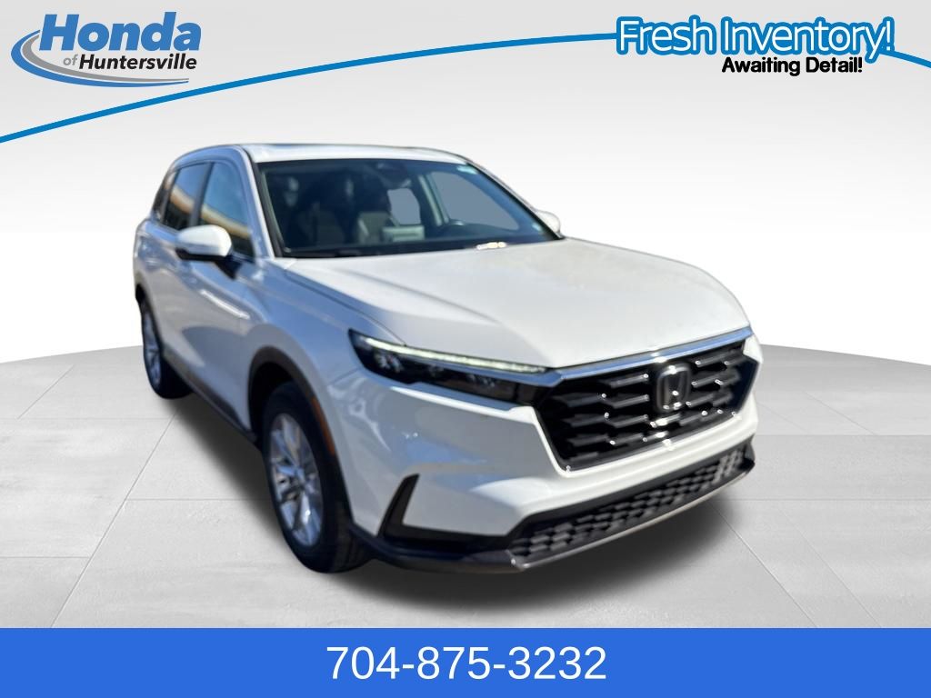 Platinum White Pearl 2023 Honda CR-V EX AWD SUV / Crossover All-Wheel Drive Continuously Variable Transmission