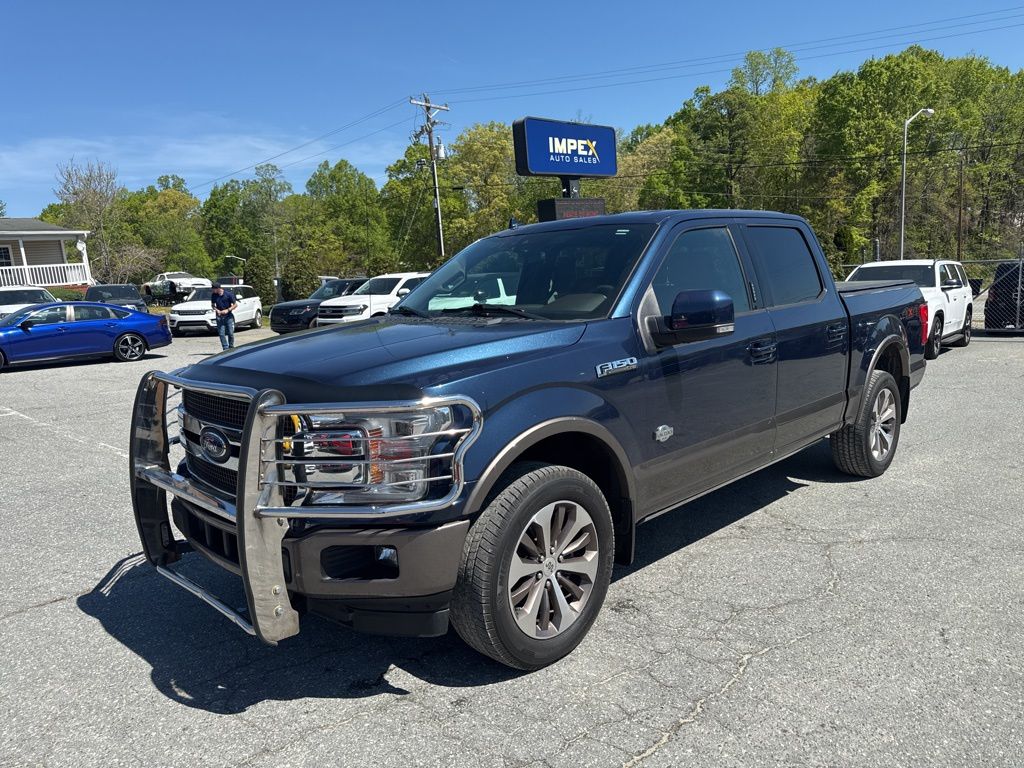 Blue Jeans Metallic 2019 Ford F-150 King Ranch SuperCrew 4WD Pickup Truck Four-Wheel Drive Automatic