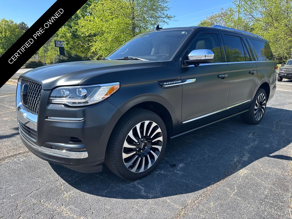 Black Metallic 2024 Lincoln Navigator SUV / Crossover Four-Wheel Drive Automatic