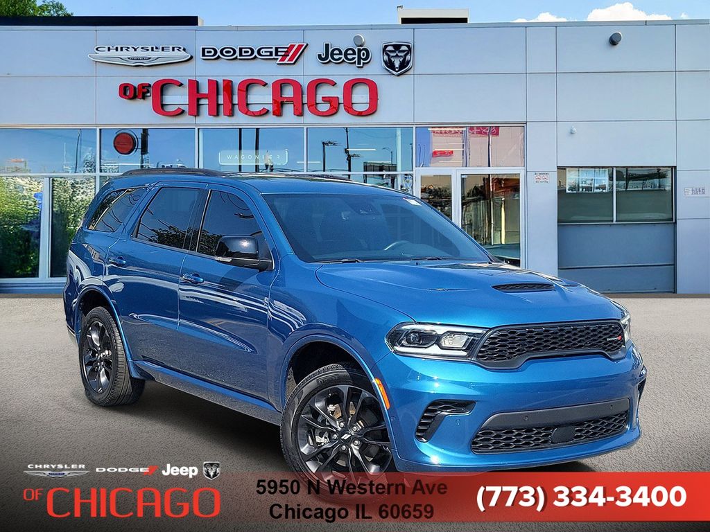 Blue (Frostbite Pearlcoat) 2025 Dodge Durango SUV / Crossover All-Wheel Drive 8-Speed Automatic