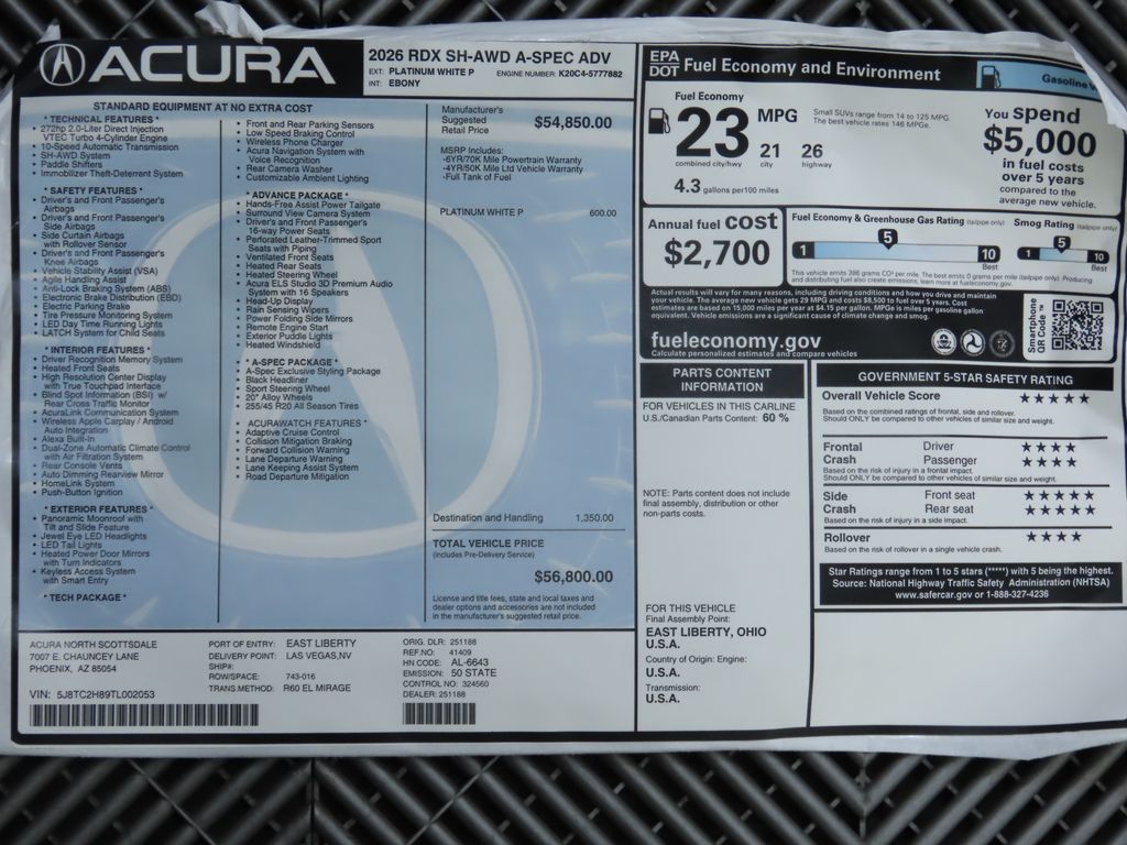 Thumbnail: 2026 Acura RDX - 9