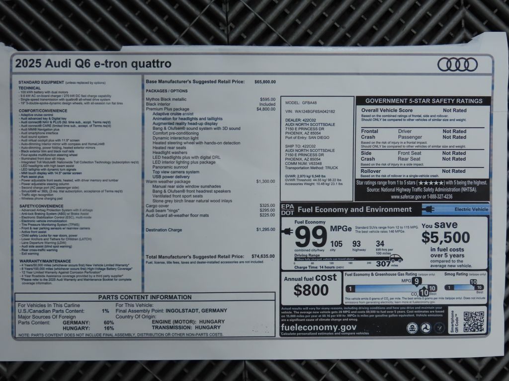 Thumbnail: 2025 Audi Q6 e-tron - 9