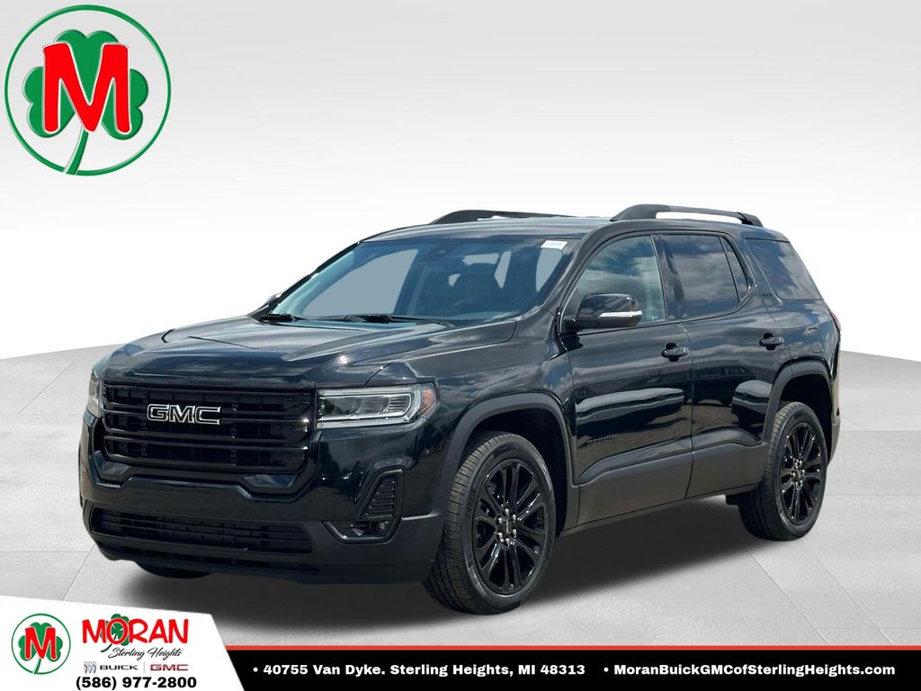 Black (Ebony Twilight Metallic) 2023 GMC Acadia SLT AWD SUV / Crossover Four-Wheel Drive 9-Speed Automatic