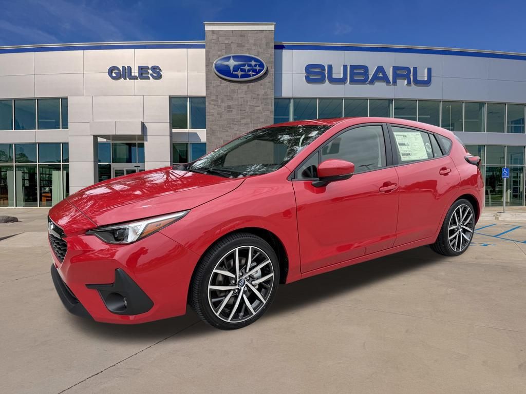Pure Red 2026 Subaru Impreza Wagon All-Wheel Drive Continuously Variable Transmission