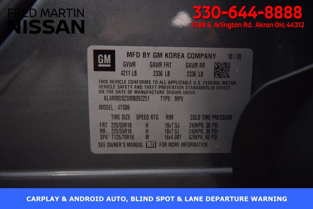 used 2021 Buick Encore GX car, priced at $13,994