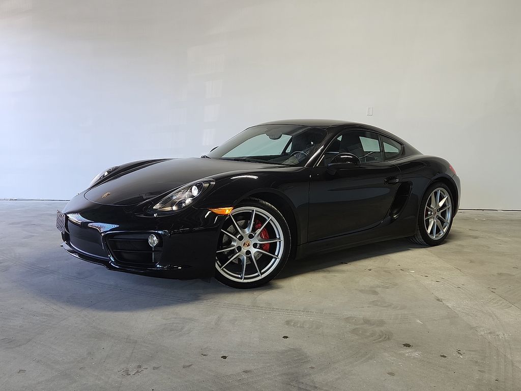 Basalt Black Metallic 2014 Porsche Cayman S Coupe Rear-Wheel Drive 6-Speed Manual