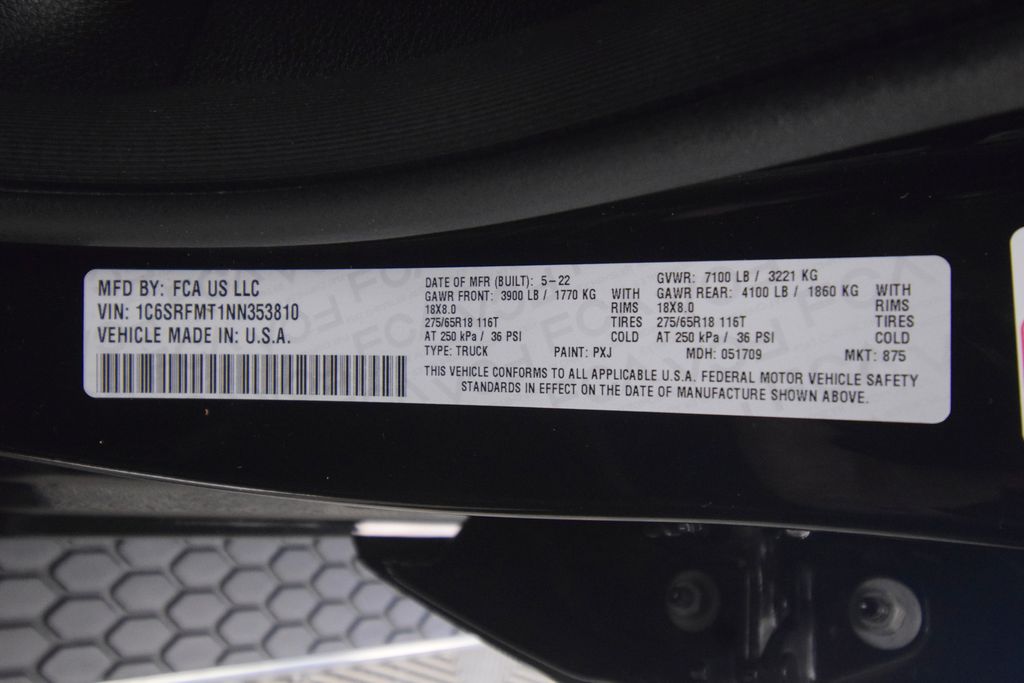 used 2022 Ram 1500 car, priced at $36,595