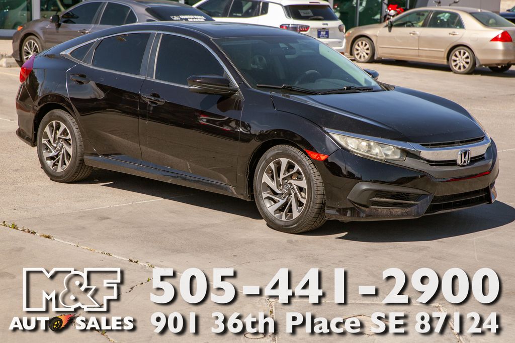 Red (Burgundy Night Pearl) 2018 Honda Civic Sedan Front-Wheel Drive Continuously Variable Transmission