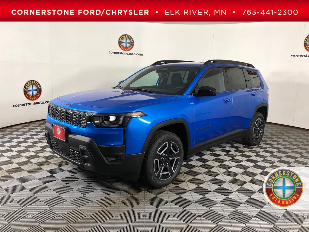 Hydro Blue Pearlcoat 2026 Jeep Cherokee SUV / Crossover Four-Wheel Drive Continuously Variable Transmission