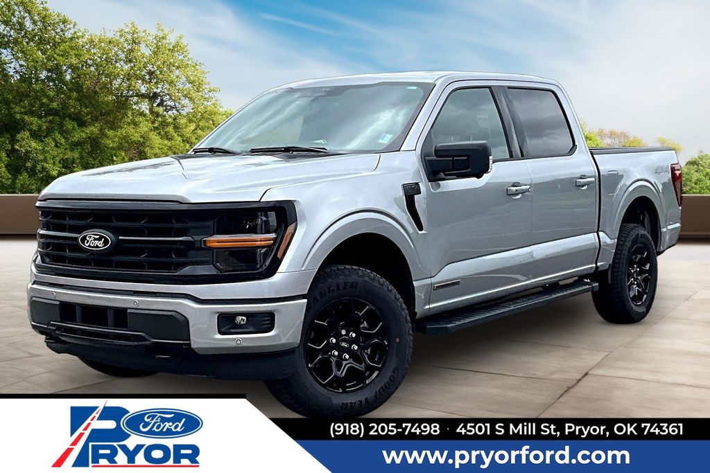 Silver Metallic 2025 Ford F-150 Pickup Truck Four-Wheel Drive Automatic