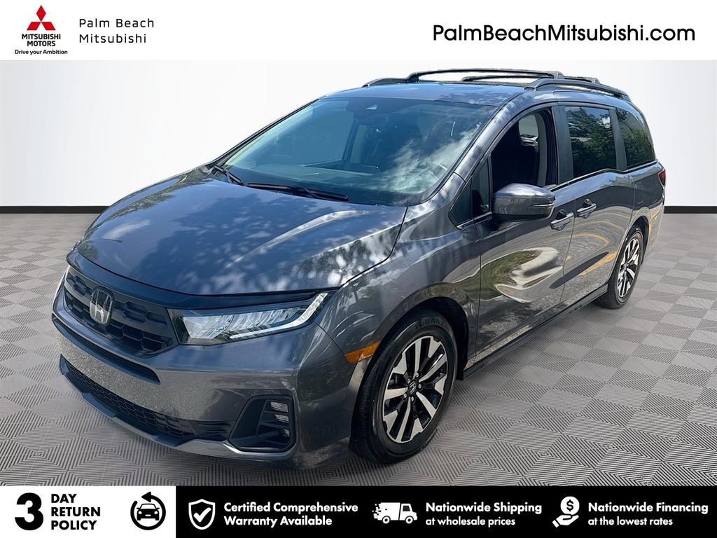 Gray 2025 Honda Odyssey EX-L FWD Minivan Front-Wheel Drive Automatic