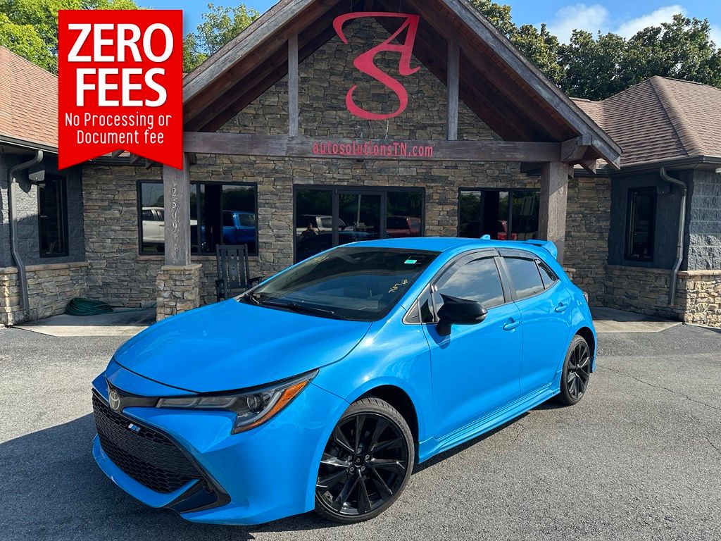Blue Flame 2021 Toyota Corolla Hatchback Hatchback Front-Wheel Drive 6-Speed Manual