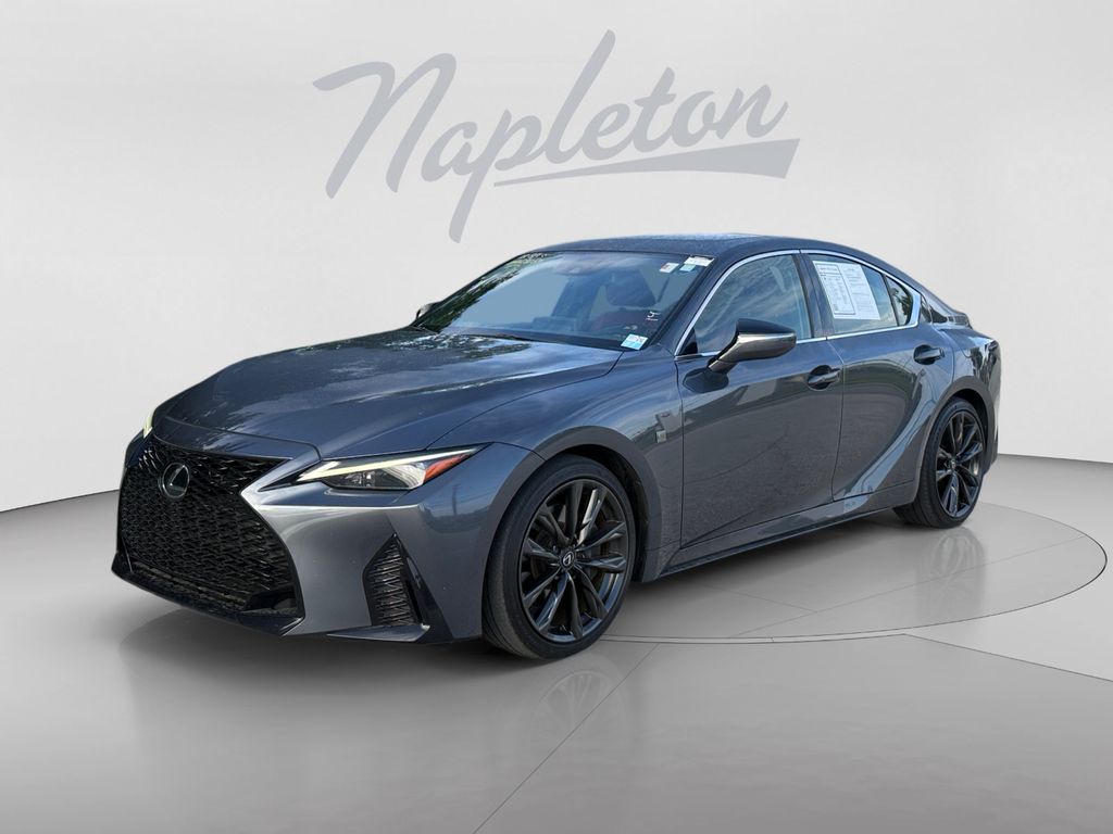Gray 2024 Lexus IS Sedan Rear-Wheel Drive 8-Speed Automatic