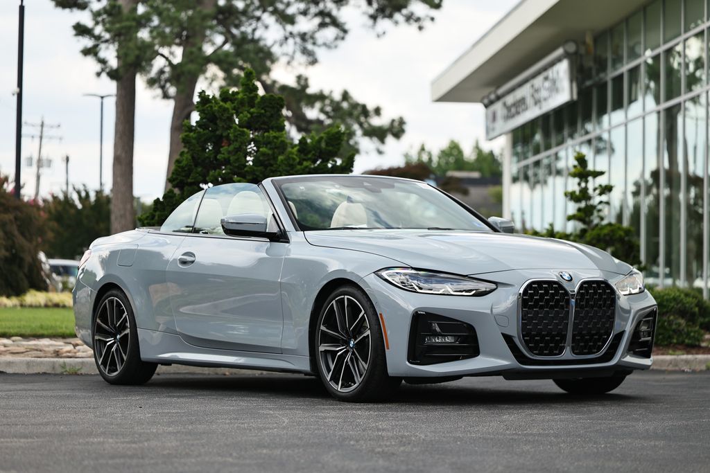 Brooklyn Gray Metallic 2024 BMW 4 Series Convertible Rear-Wheel Drive 8-Speed Automatic