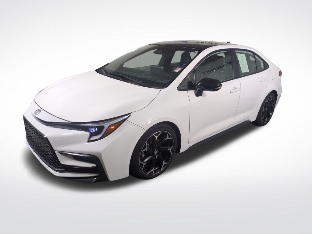 Midnight Black Metallic 2025 Toyota Corolla Sedan Front-Wheel Drive Continuously Variable Transmission