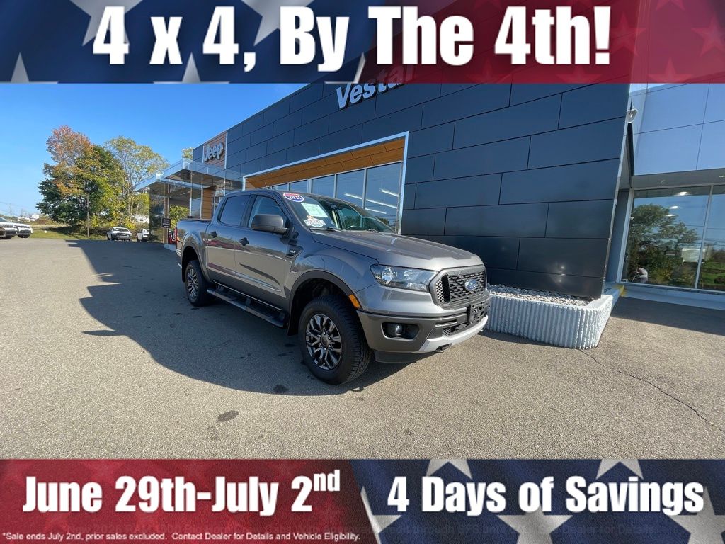Gray Metallic 2021 Ford Ranger Pickup Truck Four-Wheel Drive Automatic