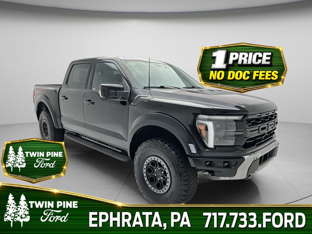 Agate Black Metallic 2025 Ford F-150 Pickup Truck Four-Wheel Drive Automatic