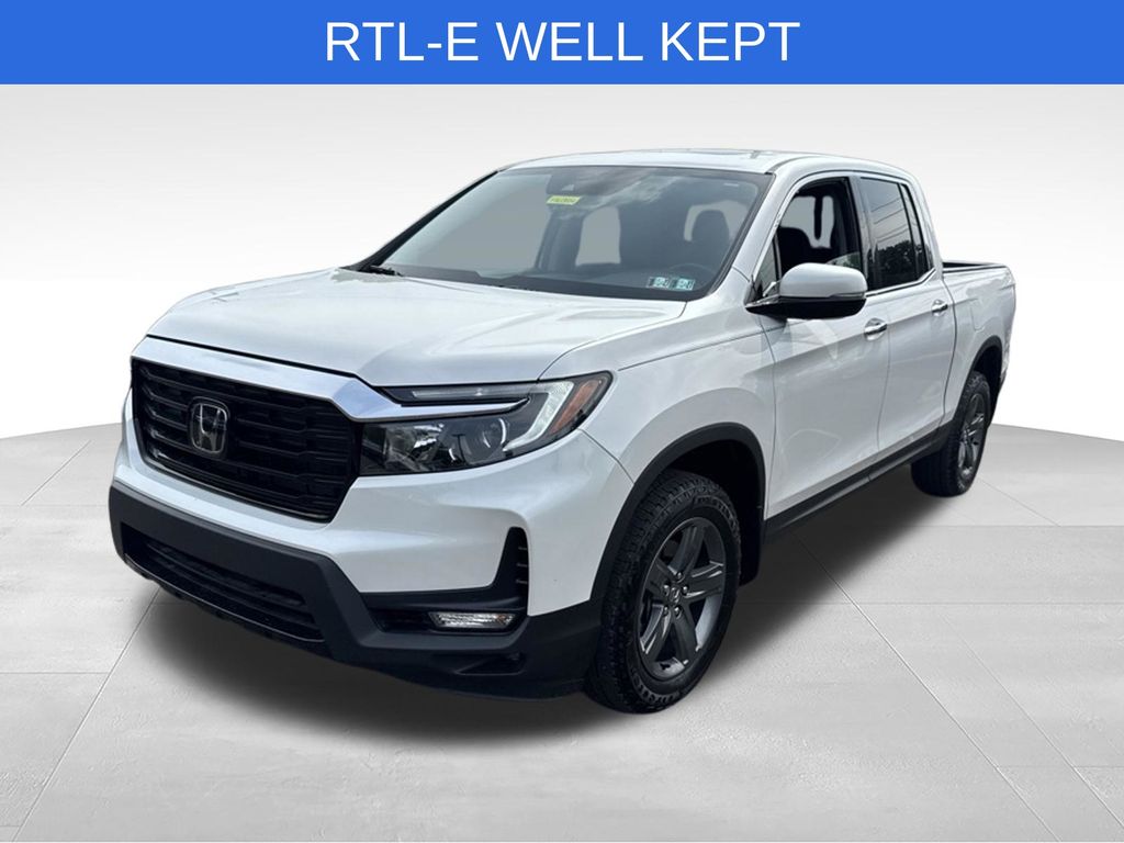 White 2023 Honda Ridgeline Pickup Truck All-Wheel Drive 9-Speed Automatic