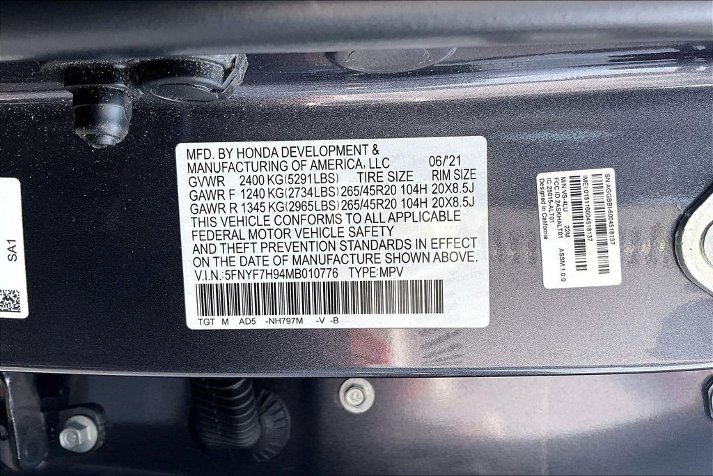 Used 2021 Honda Passport SUV