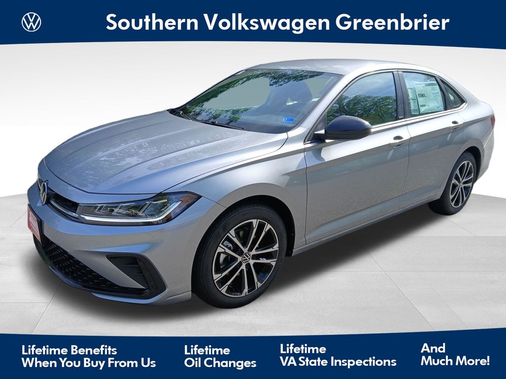 Silver 2026 Volkswagen Jetta Sedan Front-Wheel Drive 8-Speed Automatic