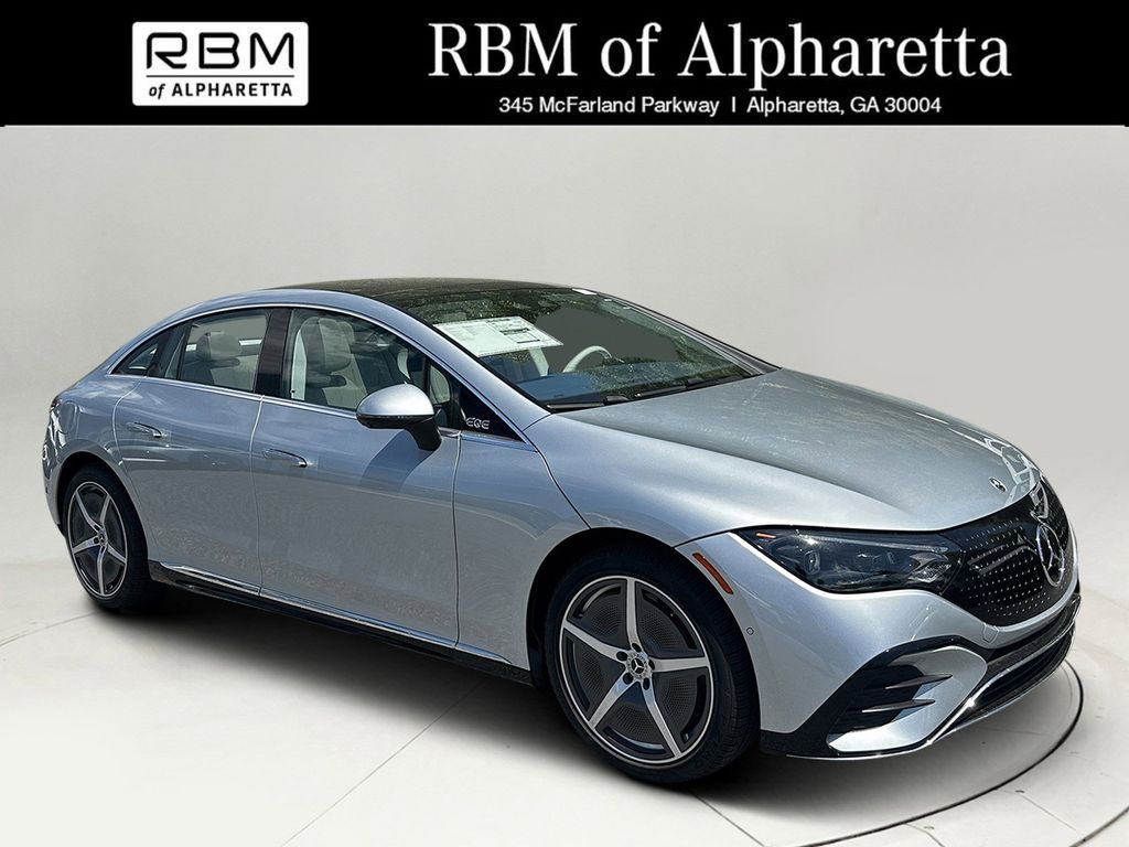 Cirrus Silver Metallic 2026 Mercedes-Benz EQE EQE 320 4MATIC Sedan All-Wheel Drive 1-Speed Automatic