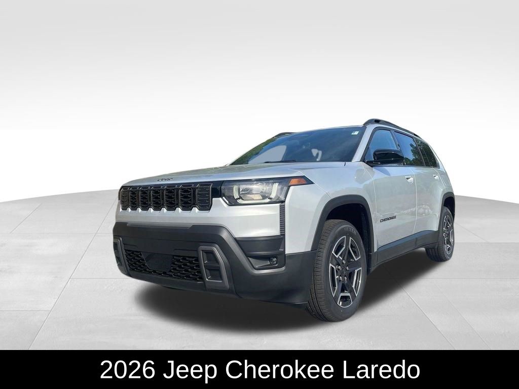 Silver Zynith Clearcoat 2026 Jeep Cherokee Laredo 4WD SUV / Crossover Four-Wheel Drive Continuously Variable Transmission