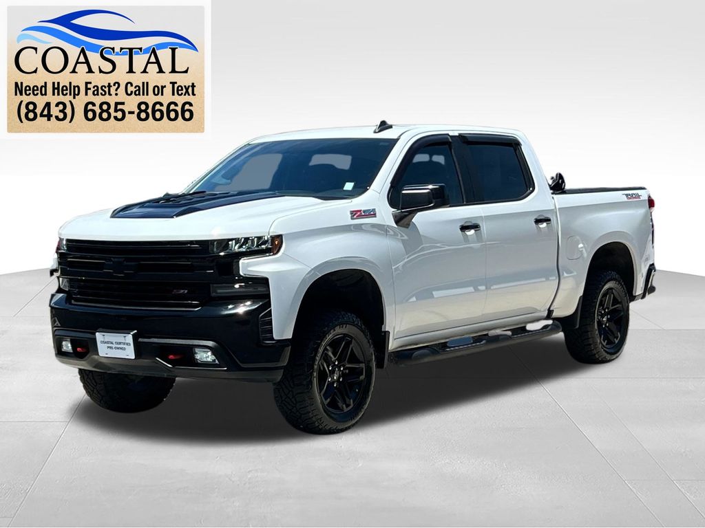 2021 Chevrolet Silverado 1500 LT Trail Boss White at Bob Mills Chevrolet