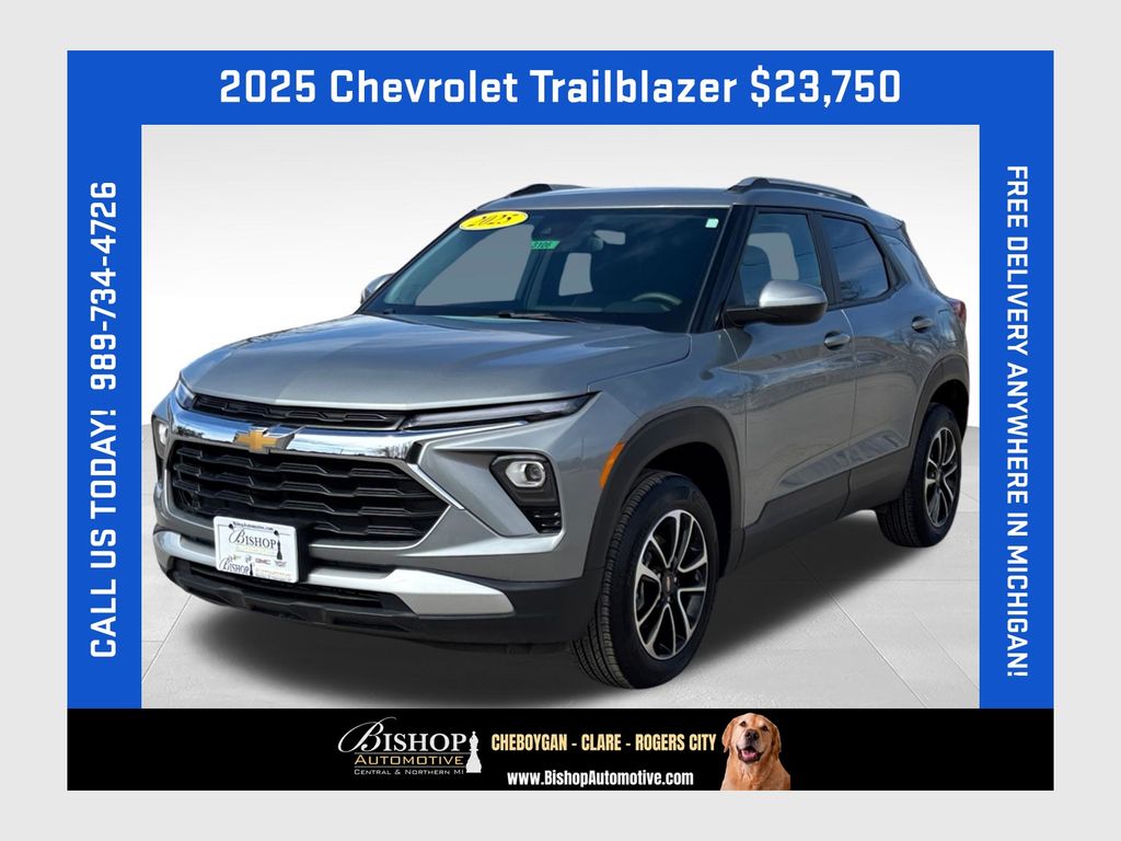 Sterling Gray Metallic 2025 Chevrolet Trailblazer SUV / Crossover Four-Wheel Drive 9-Speed Automatic