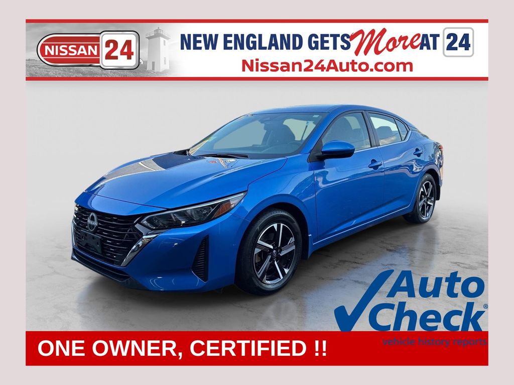 Electric Blue Metallic 2024 Nissan Sentra Sedan Front-Wheel Drive Continuously Variable Transmission