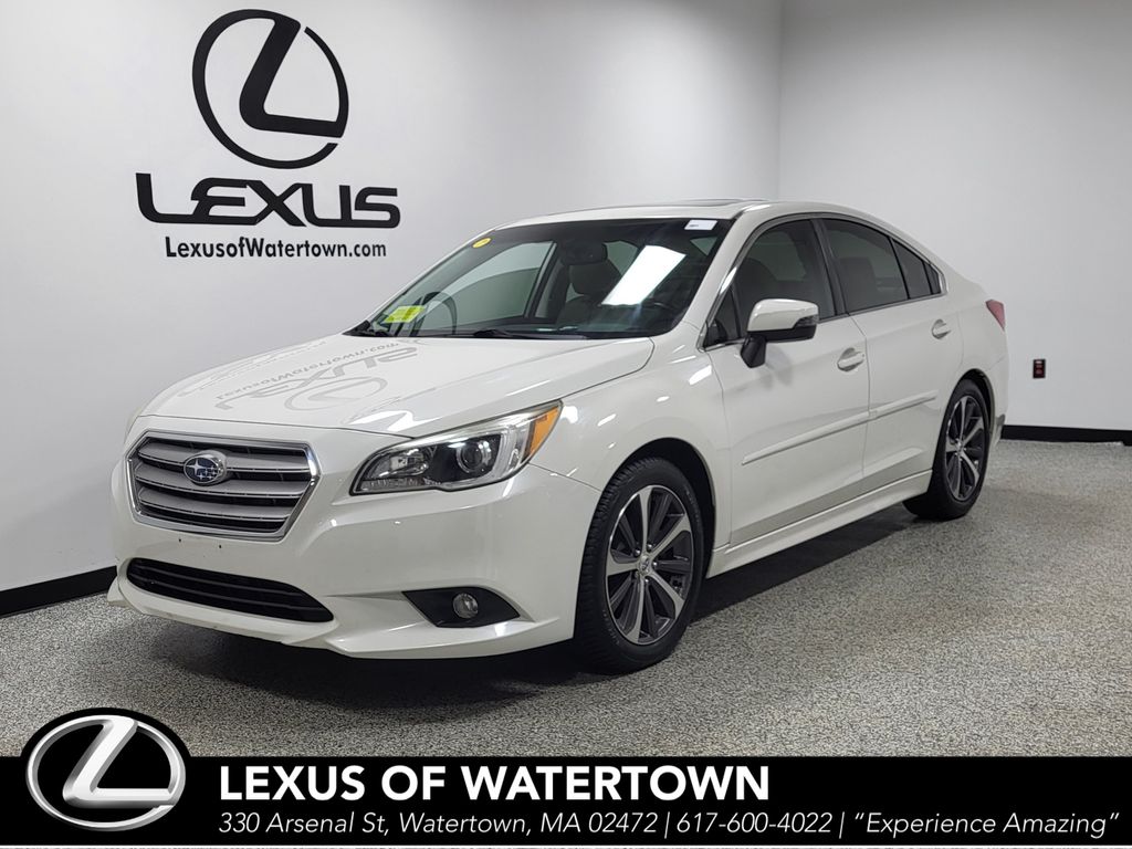 Crystal White Pearl 2015 Subaru Legacy 2.5i Limited AWD Sedan All-Wheel Drive Continuously Variable Transmission