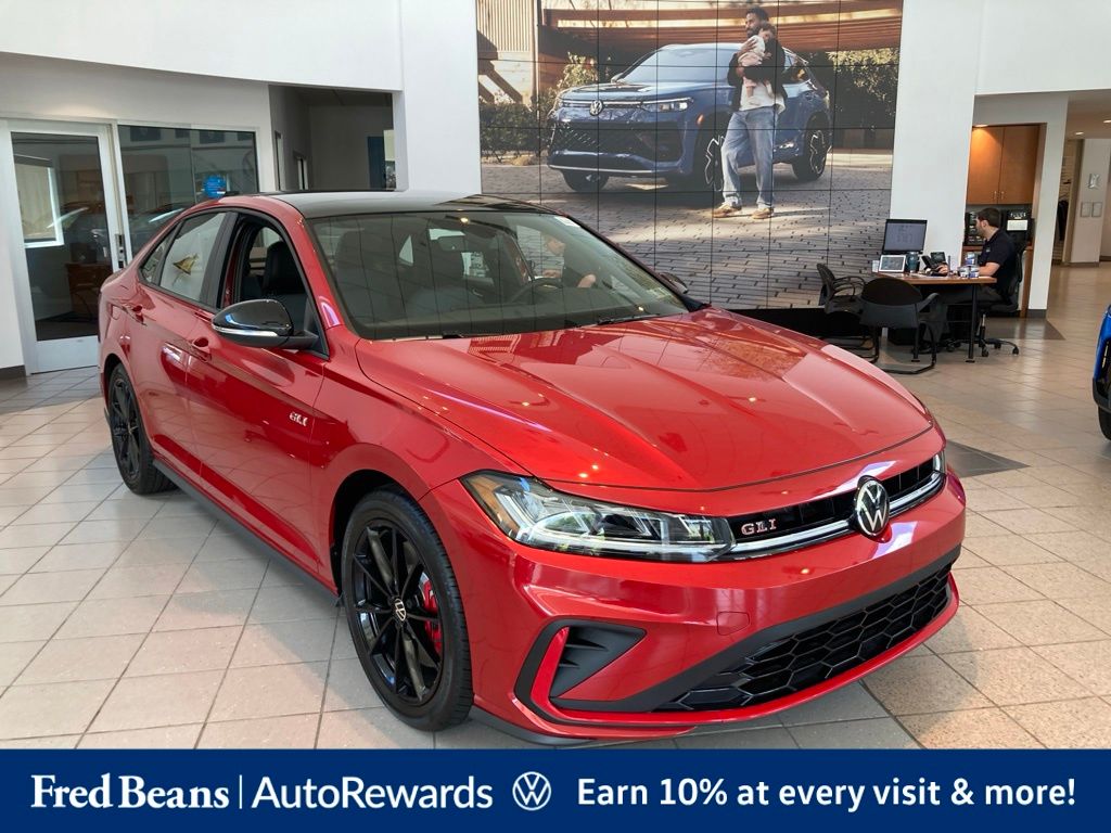 Kings Red Metallic w/Deep Black Roof 2026 Volkswagen Jetta GLI Sedan Front-Wheel Drive 7-Speed Dual Clutch