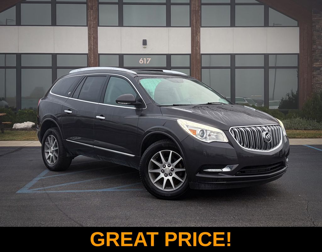 Gray (Iridium Metallic) 2014 Buick Enclave SUV / Crossover Front-Wheel Drive 6-Speed Automatic