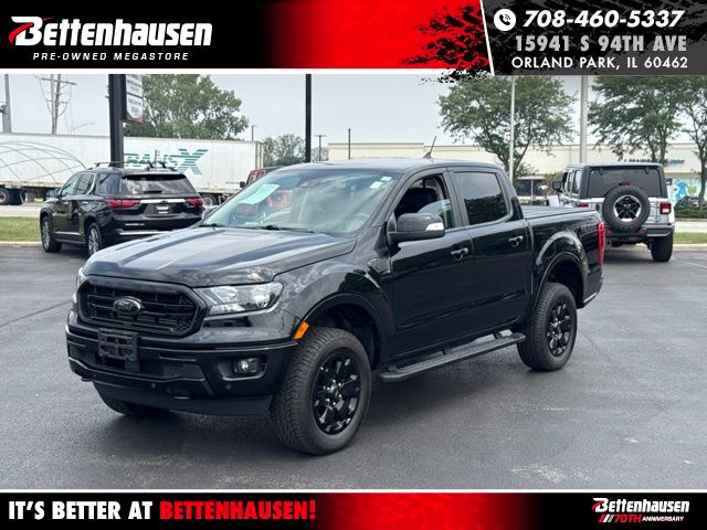Shadow Black 2022 Ford Ranger Pickup Truck Four-Wheel Drive Automatic