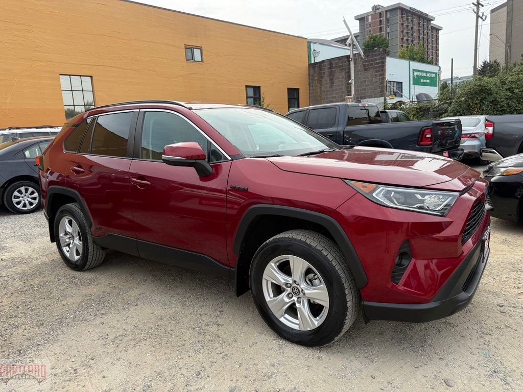 Pearl 2021 Toyota RAV4 Hybrid SUV / Crossover All-Wheel Drive Continuously Variable Transmission