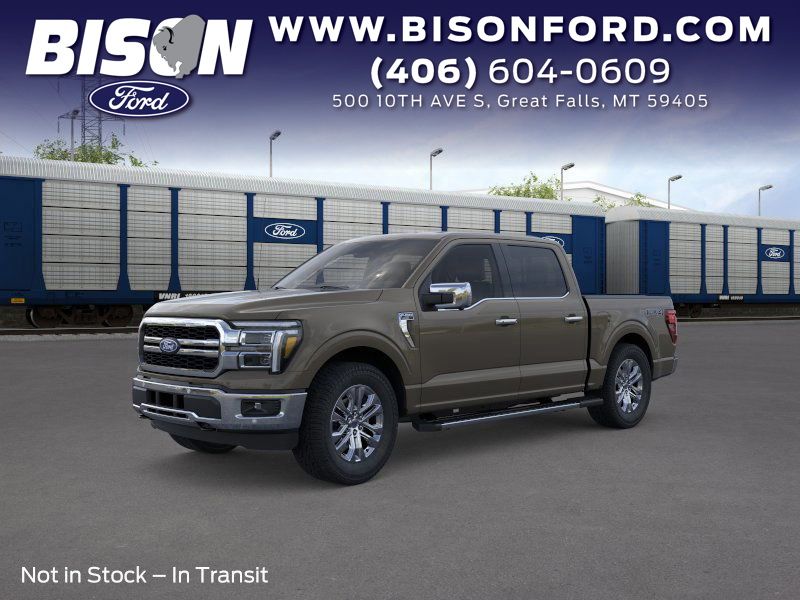 Marsh Gray 2026 Ford F-150 Lariat SuperCrew 4WD Pickup Truck Four-Wheel Drive Automatic