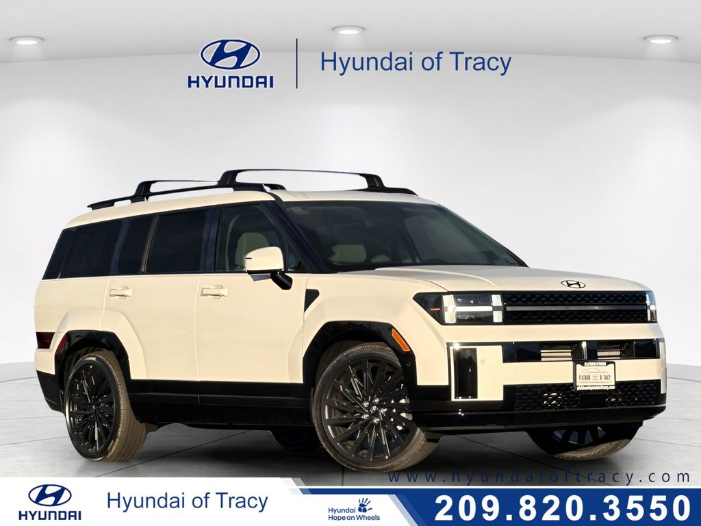 Serenity White 2025 Hyundai Santa Fe SUV / Crossover All-Wheel Drive Automatic