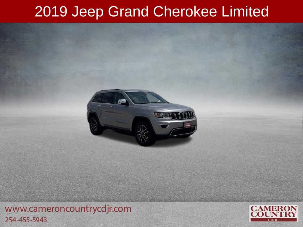 Billet Silver Metallic Clearcoat 2019 Jeep Grand Cherokee Limited RWD SUV / Crossover 4X2 8-Speed Automatic