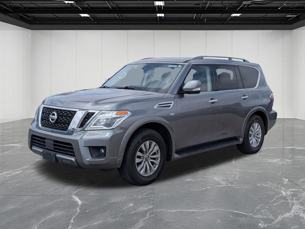 Gray (Gun Metallic) 2020 Nissan Armada SV 4WD SUV / Crossover Four-Wheel Drive 7-Speed Automatic