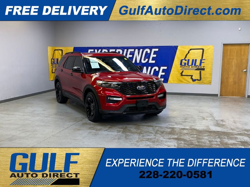 Red Metallic 2020 Ford Explorer ST AWD SUV / Crossover All-Wheel Drive Automatic