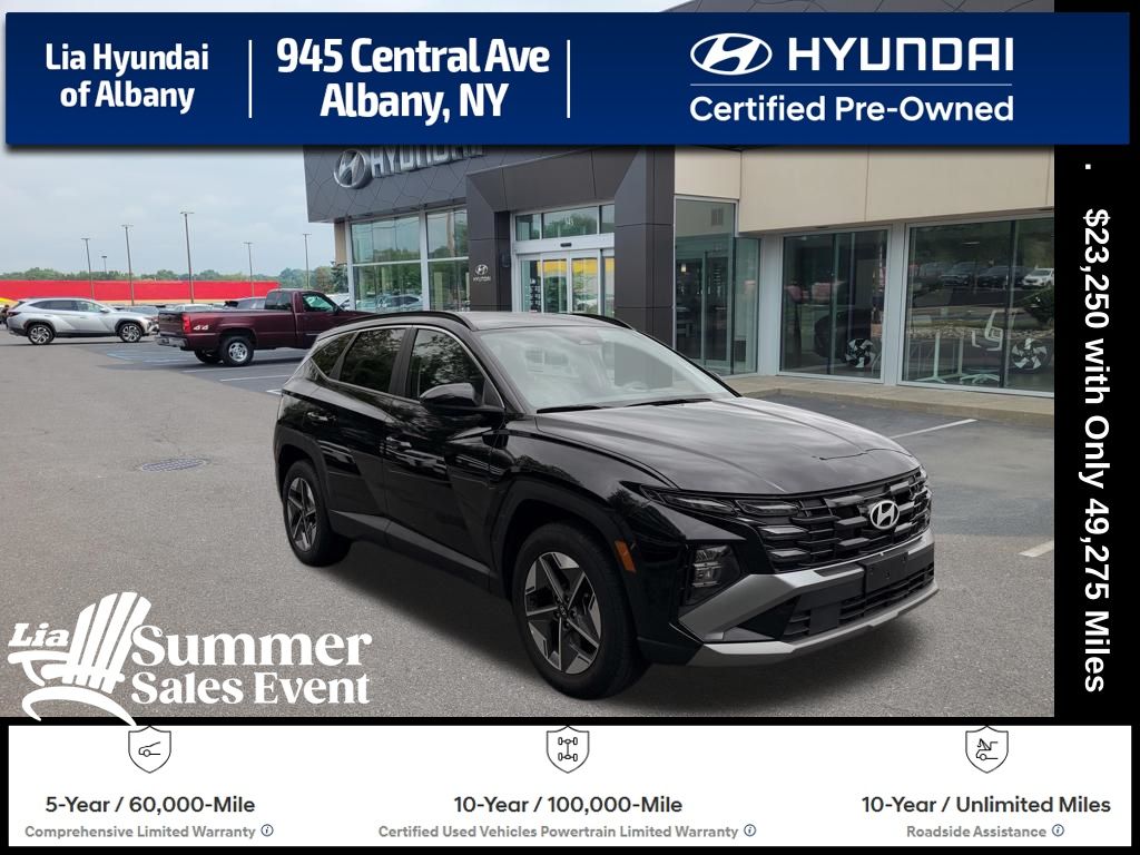 Phantom Black 2025 Hyundai Tucson SUV / Crossover All-Wheel Drive 8-Speed Automatic