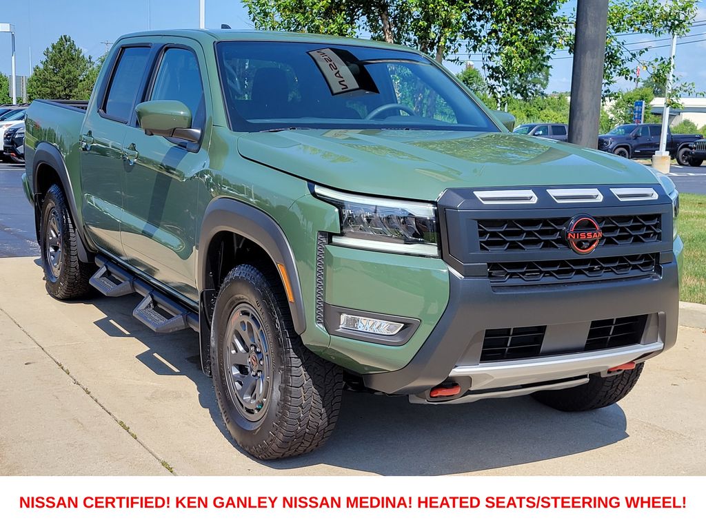 Tactical Green Metallic 2026 Nissan Frontier Pickup Truck Four-Wheel Drive 9-Speed Automatic Overdrive