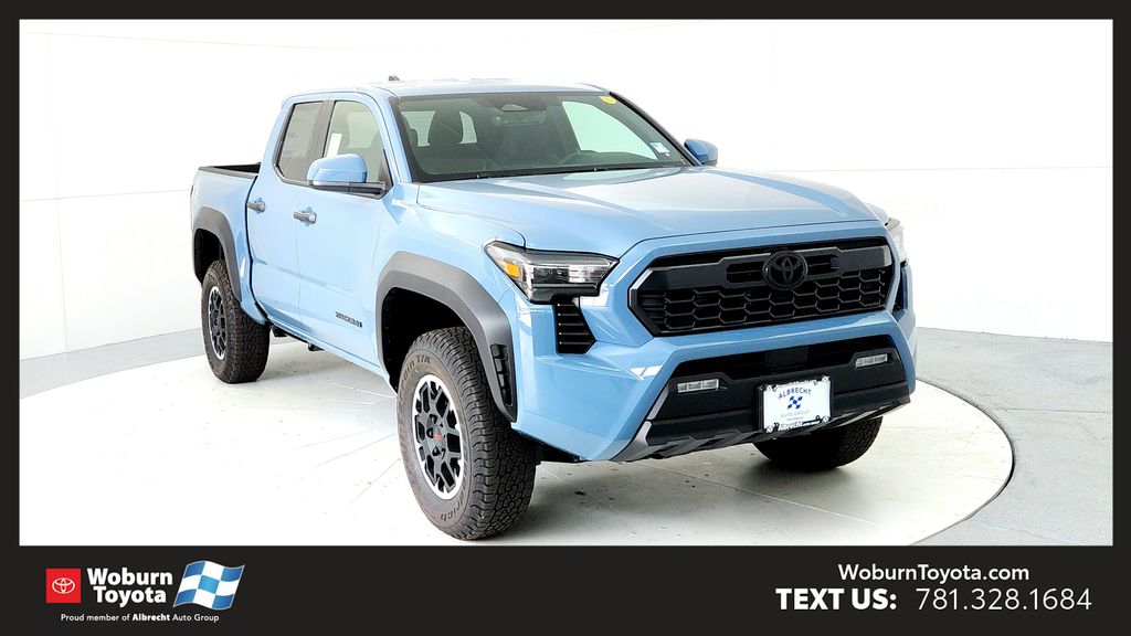 Blue 2026 Toyota Tacoma Pickup Truck Four-Wheel Drive 6-Speed Manual
