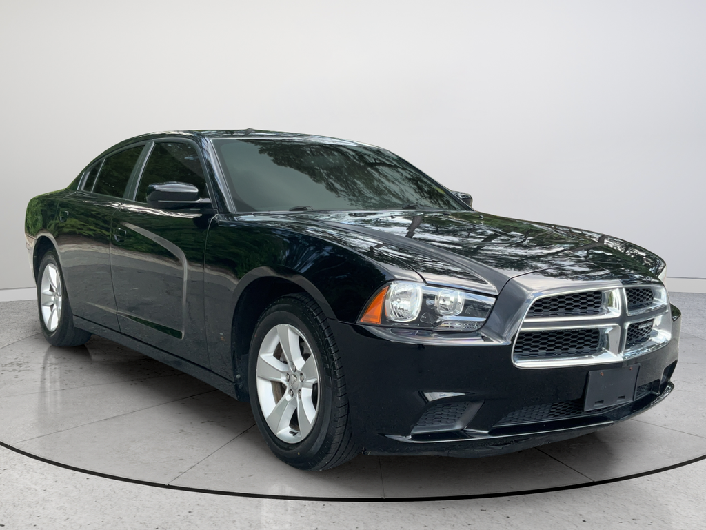 Black Clearcoat 2012 Dodge Charger Sedan Rear-Wheel Drive 8-Speed Automatic