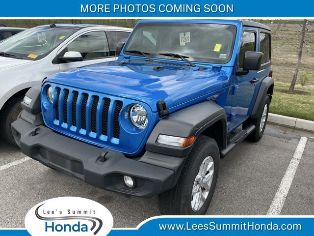 Hydro Blue Pearlcoat 2023 Jeep Wrangler Sport S 2-Door 4WD SUV / Crossover Four-Wheel Drive 8-Speed Automatic