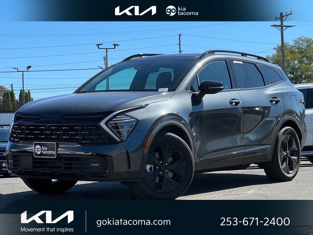 Gravity Gray 2025 Kia Sportage Plug-In Hybrid SUV / Crossover All-Wheel Drive 6-Speed Automatic