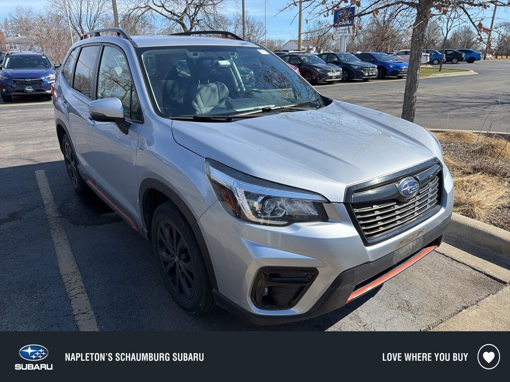 Ice Silver Metallic 2019 Subaru Forester 2.5i Sport AWD SUV / Crossover All-Wheel Drive Continuously Variable Transmission