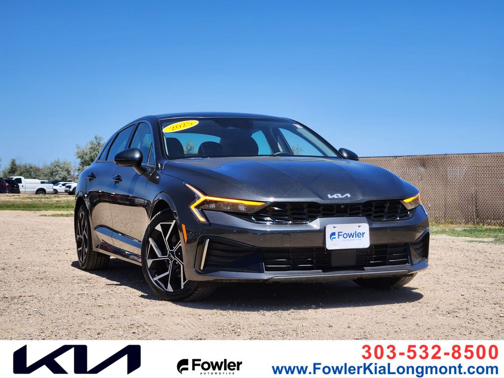 Interstellar Gray 2025 Kia K5 EX FWD Sedan Front-Wheel Drive 8-Speed Automatic