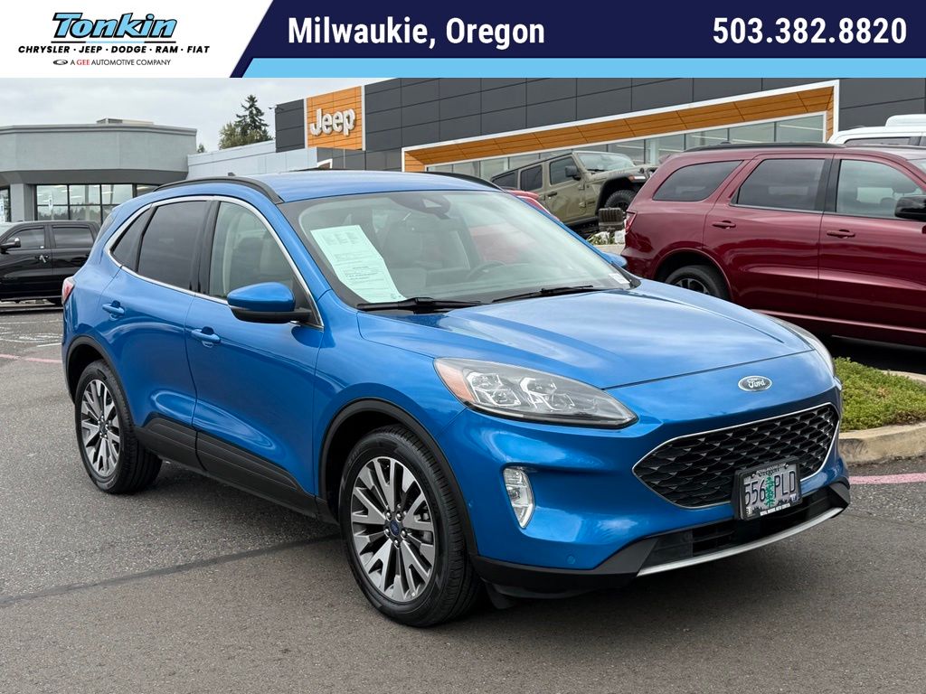 Blue Metallic 2020 Ford Escape SUV / Crossover All-Wheel Drive 8-Speed Automatic