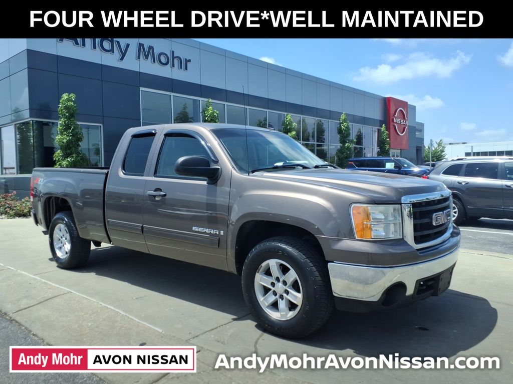 Medium Brown Metallic 2008 GMC Sierra 1500 Pickup Truck Four-Wheel Drive 4-Speed Automatic Overdrive