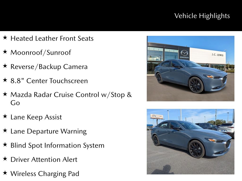 2025 Mazda Mazda3 Sedan 2.5 S Carbon Edition
